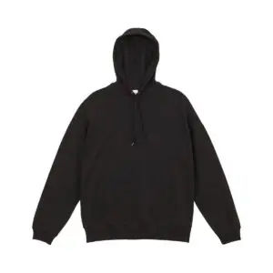 United Athle 55204 ビッグシルエット スウェット プルオーバー パーカ（裏パイル） ブラック 商品カット