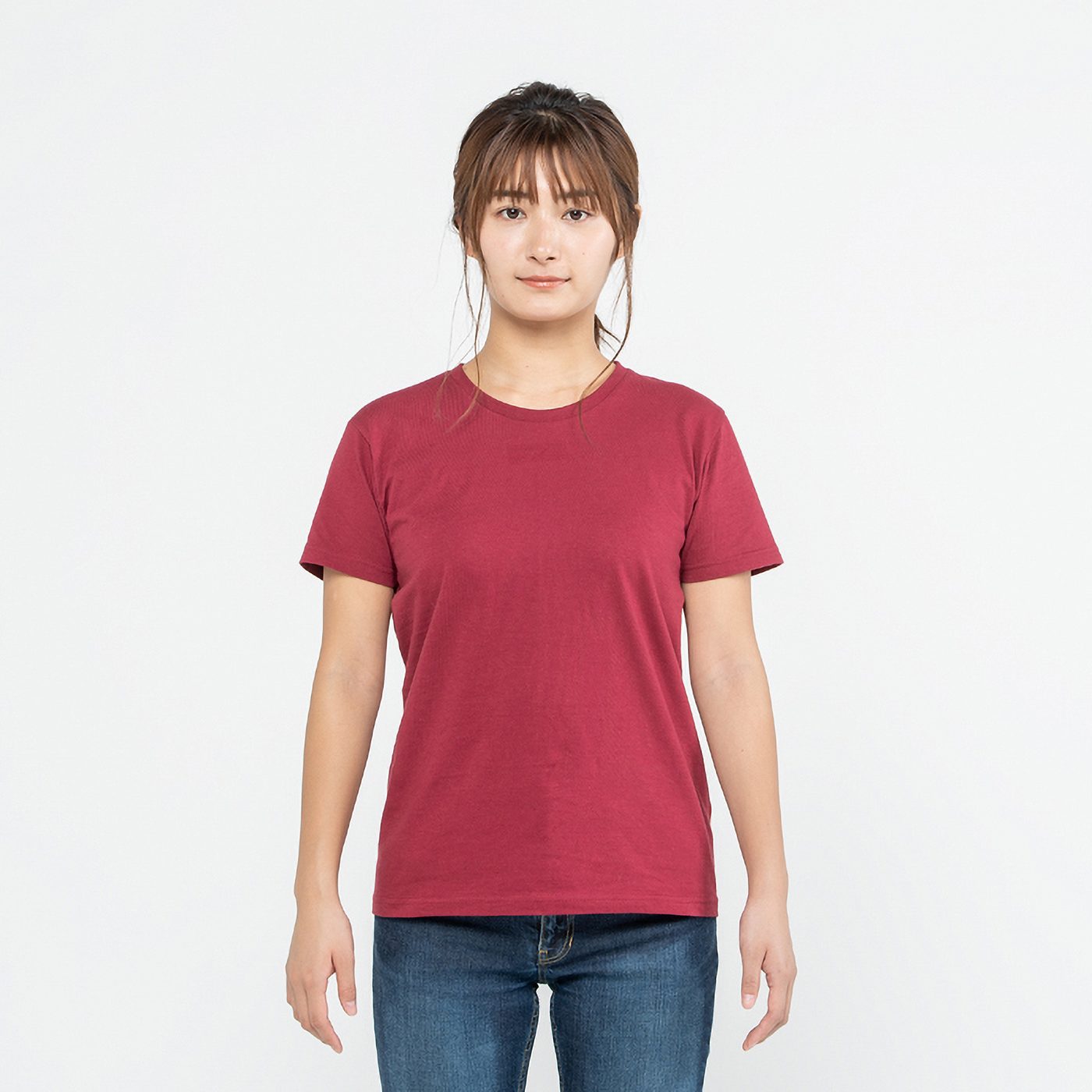 ベーシックTシャツ（綿20番手） 着用カット 5