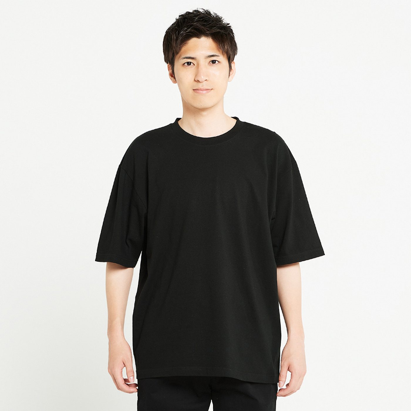 ヘビーウェイトビッグTシャツ（綿17番手） 着用カット 4
