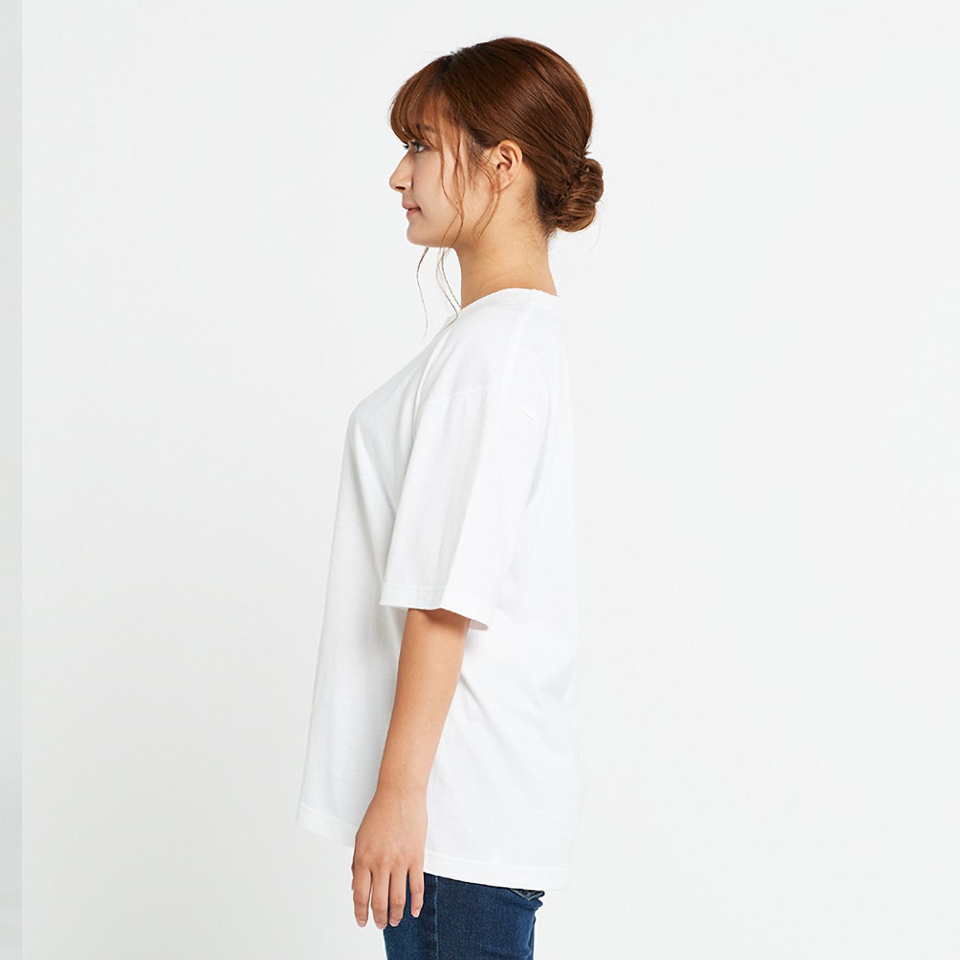 ヘビーウェイトビッグTシャツ（綿17番手） 着用カット 2