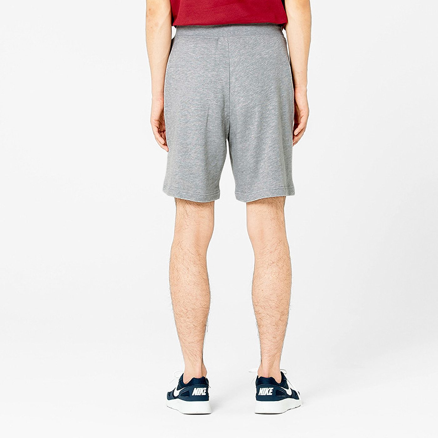 Cotton French terry shorts wearing shot 3