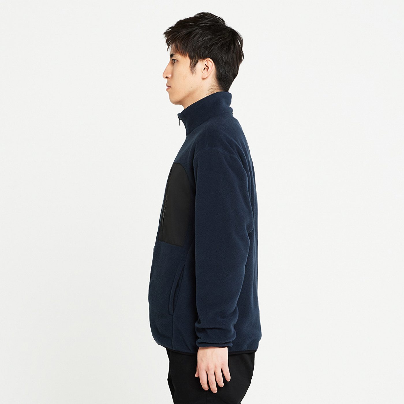 리플렉트 플리스 자켓 착용 컷 5