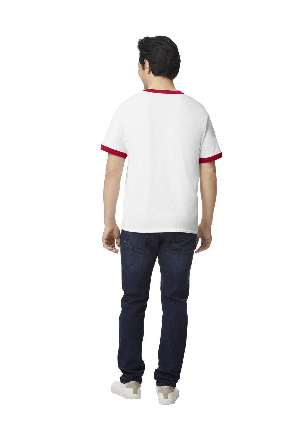 プレミアムコットン ジャパンスペック リンガーTシャツ 着用カット 3