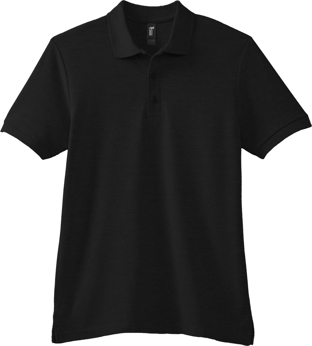 858A0 Hammer Pique Polo Shirt Black