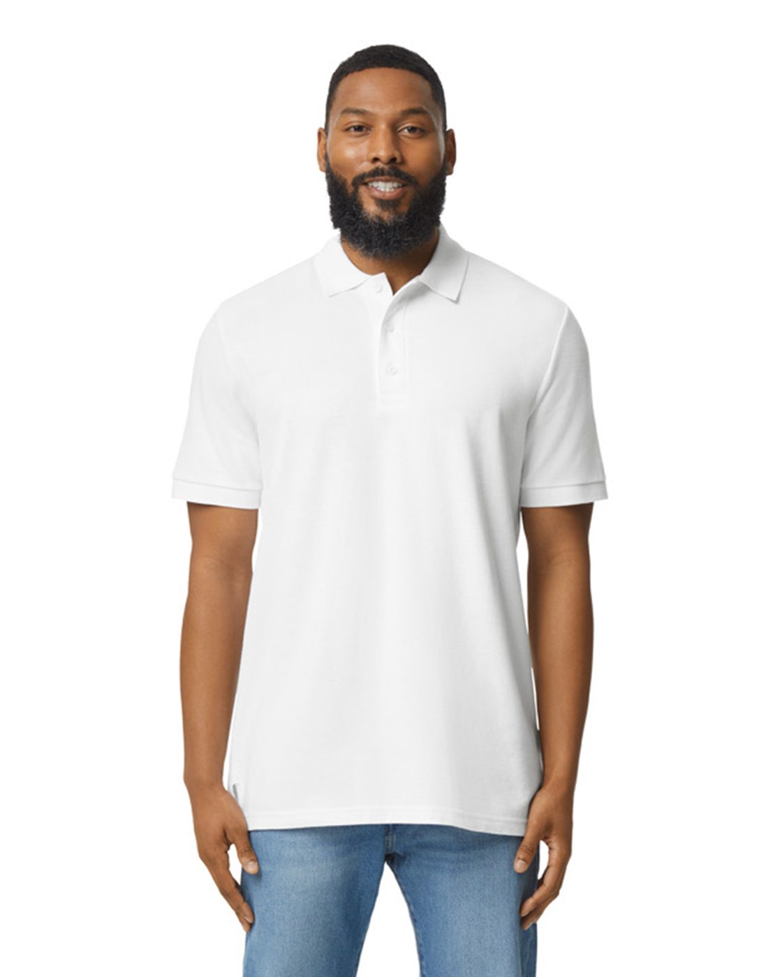 Hammer Pique Polo Shirt wearing shot 6